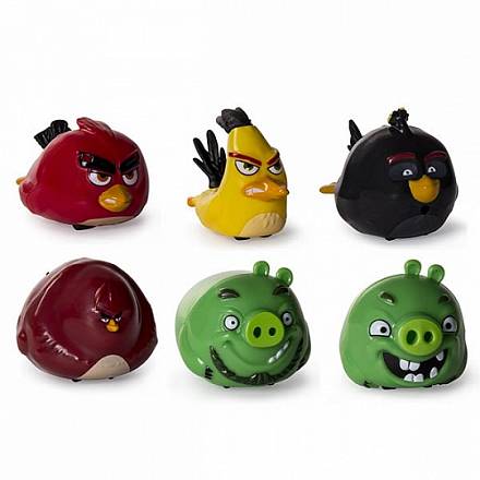 Игрушка из серии «Angry Birds» - птичка на колесиках 